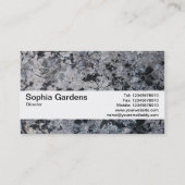 Texturband V2 - Grunge-Blume Visitenkarte (Rückseite)