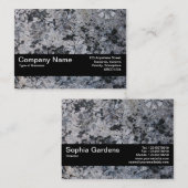 Texturband V2 - Grunge-Blume Visitenkarte (Vorne/Hinten)