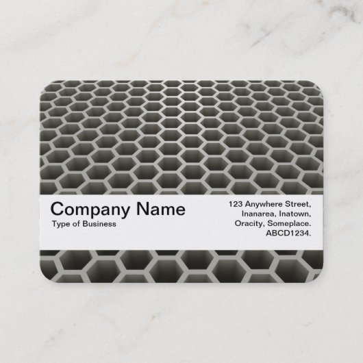 Texturband V2 - Honeycomb Warme Visitenkarte (Vorderseite)