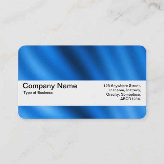 Texturband V2 - Indigo Gradient Visitenkarte (Vorderseite)