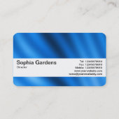 Texturband V2 - Indigo Gradient Visitenkarte (Rückseite)