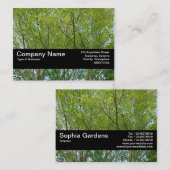 Texturband V2 - Japanischer Ahorn Visitenkarte (Vorne/Hinten)