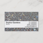 Texturband V2 - Kiesstrand Visitenkarte (Rückseite)