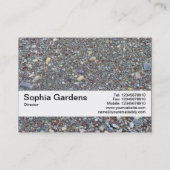 Texturband V2 - Kiesstrand Visitenkarte (Rückseite)