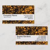 Texturband V2 - Random Lines Visitenkarte (Vorne/Hinten)