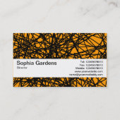 Texturband V2 - Random Lines Visitenkarte (Rückseite)