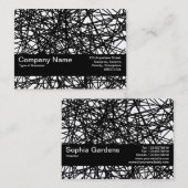 Texturband V2 - Random Lines Visitenkarte (Vorne/Hinten)