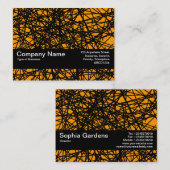 Texturband V2 - Random Lines Visitenkarte (Vorne/Hinten)