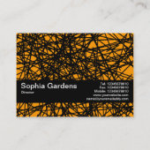 Texturband V2 - Random Lines Visitenkarte (Rückseite)