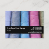 Texturband V2 - Rollen aus Baumwolle Visitenkarte (Rückseite)