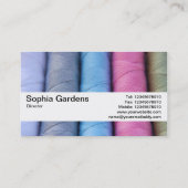 Texturband V2 - Rollen aus Baumwolle Visitenkarte (Rückseite)