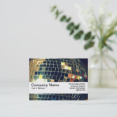 Texturband V2 - Spiegelball Visitenkarte (Stehend Vorderseite)