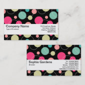 Texturband V2 - Spots & Circles 150816 Visitenkarte (Vorne/Hinten)