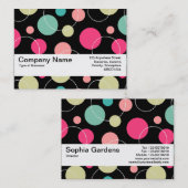 Texturband V2 - Spots & Circles 150816 Visitenkarte (Vorne/Hinten)