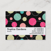 Texturband V2 - Spots & Circles 150816 Visitenkarte (Rückseite)