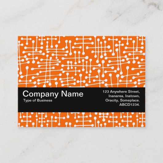 Texturband V2 - Verbundene Bereiche II Visitenkarte (Vorderseite)