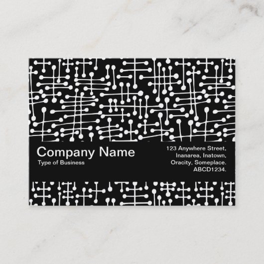 Texturband V2 - Verbundene Bereiche II Visitenkarte (Vorderseite)