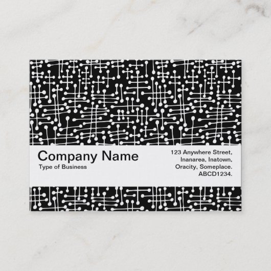 Texturband V2 - Verbundene Bereiche II Visitenkarte (Vorderseite)