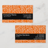 Texturband V2 - Verbundene Bereiche II Visitenkarte (Vorne/Hinten)