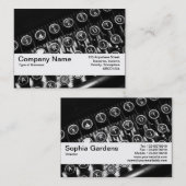 Texturband V2 - Vintage Schreibmaschine Visitenkarte (Vorne/Hinten)