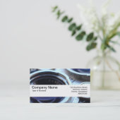 Texturband V2 - Vintage TLR-Kamera Visitenkarte (Stehend Vorderseite)