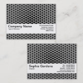 Texturband V2 - Wabenwabe Visitenkarte (Vorne/Hinten)