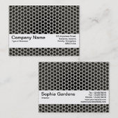 Texturband V2 - Wabenwärme Visitenkarte (Vorne/Hinten)