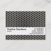 Texturband V2 - Wabenwärme Visitenkarte (Rückseite)