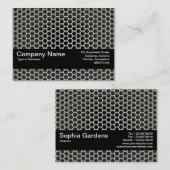 Texturband V2 - Wabenwärme Visitenkarte (Vorne/Hinten)