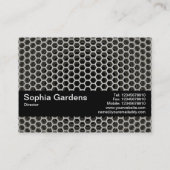 Texturband V2 - Wabenwärme Visitenkarte (Rückseite)