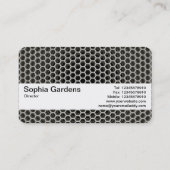 Texturband V2 - Wabenwärme Visitenkarte (Rückseite)