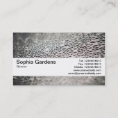 Texturband V2 - Wassertropfen auf Glas 02 Visitenkarte (Rückseite)