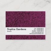 Texturband V2 - Wollteppich 02 Visitenkarte (Rückseite)