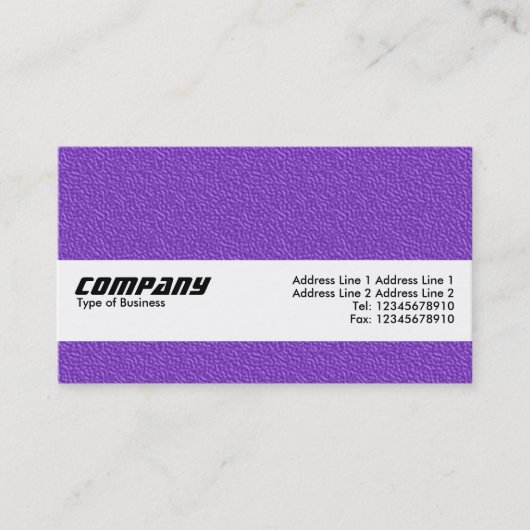 Texturband - Violett - Textur Visitenkarte (Vorderseite)