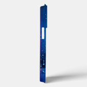 Texturblau-gelb-orange-grünes Regenbogenmuster Case-Mate iPhone Hülle (Rückseite / Rechts)