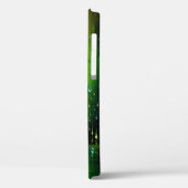 Texturblau-gelb-orange-grünes Regenbogenmuster Case-Mate iPhone Hülle (Rückseite / Links)