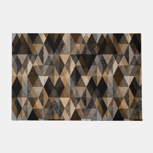 Texturbraune Farbe mit Beige Fußmatte (Vorderseite)
