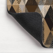 Texturbraune Farbe mit Beige Mousepad (Ecke)