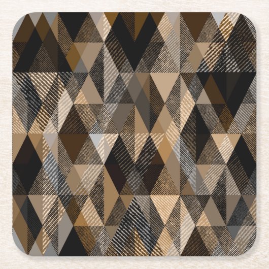 Texturbraune Farbe mit Beige Rechteckiger Pappuntersetzer (Vorderseite)
