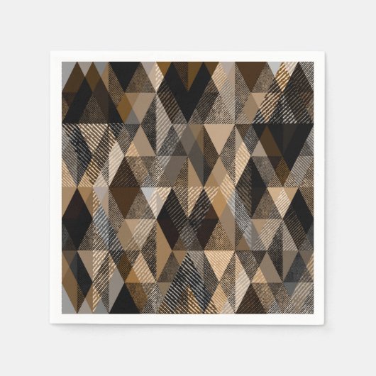 Texturbraune Farbe mit Beige Serviette (Vorderseite)