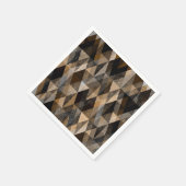 Texturbraune Farbe mit Beige Serviette (Ecke)
