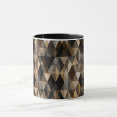 Texturbraune Farbe mit Beige Tasse (Zentrum)