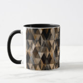 Texturbraune Farbe mit Beige Tasse (Links)