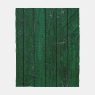 Texture and background old wood painted green pain fleecedecke