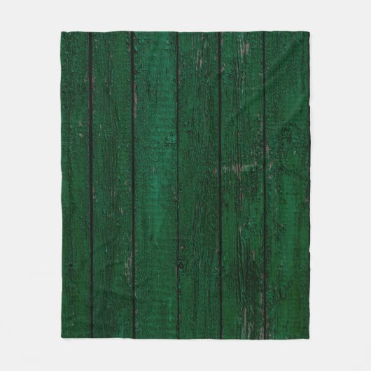 Texture and background old wood painted green pain fleecedecke (Vorderseite)