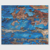 Texture background blue wood geschenkpapier (Flach)