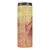 Texture background paper blossom thermosbecher (Rückseite)