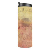 Texture background paper blossom thermosbecher (Nach rechts gedreht)