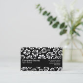 Texture Band V2 - Blumen Visitenkarte (Stehend Vorderseite)