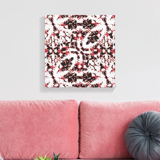 Texture Mosaic Abstract Design Leinwanddruck (Insitu (Wohnzimmer))